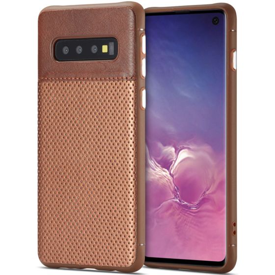 Handyschale für Samsung Galaxy S10 Braun | handyhuellen-24