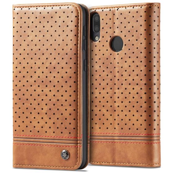 Flipcase für Huawei Y7 2019 Handytasche Braun