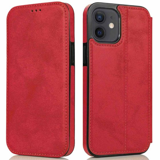 Flipcase für Apple iPhone 11 Pro Max Handy Tasche Rot