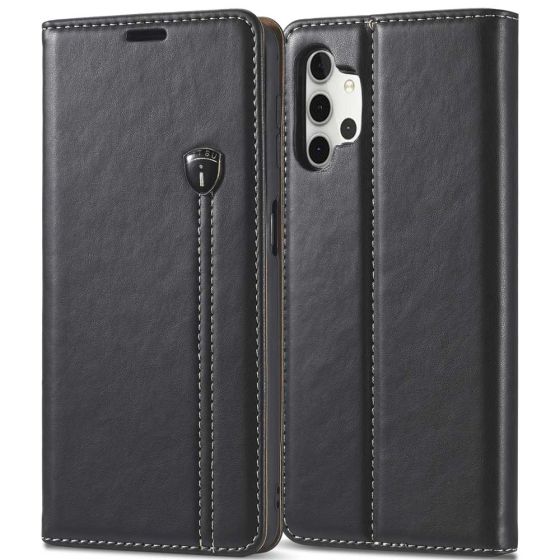 Flipcase für Samsung Galaxy A32 Handytasche Schwarz