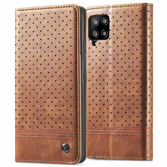 Flipcase für Samsung Galaxy A42 Handytasche Braun