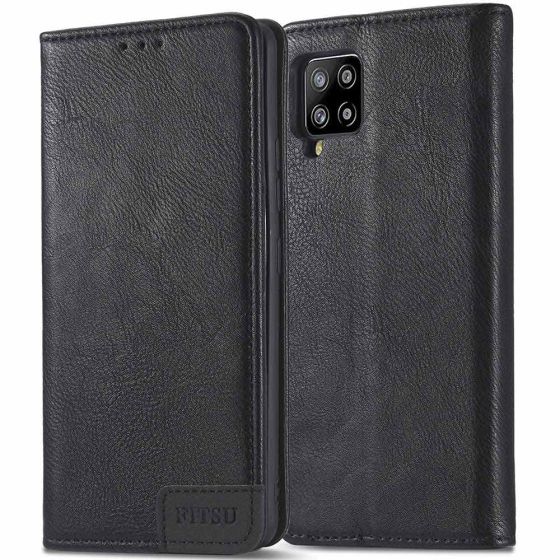 Flipcase für Samsung Galaxy A42 Handytasche in Schwarz