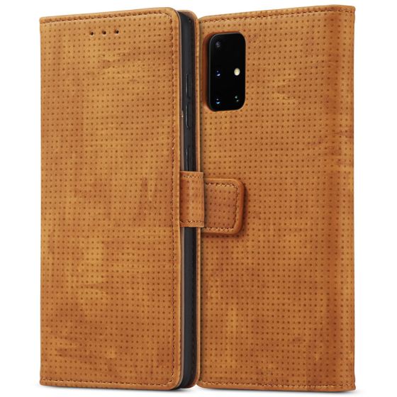 Flipcase für Samsung Galaxy A71 Handytasche Braun