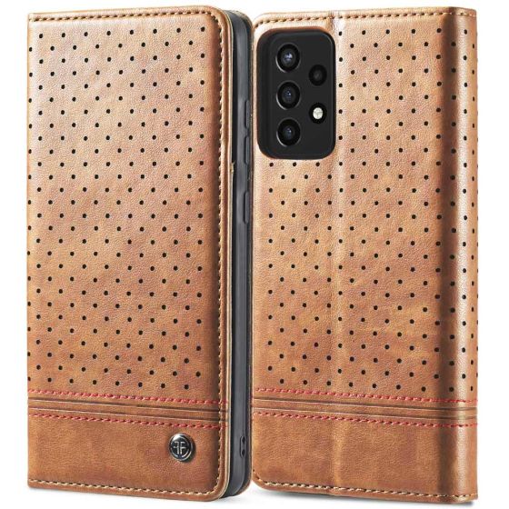 Flipcase für Samsung Galaxy A72 Handytasche Braun