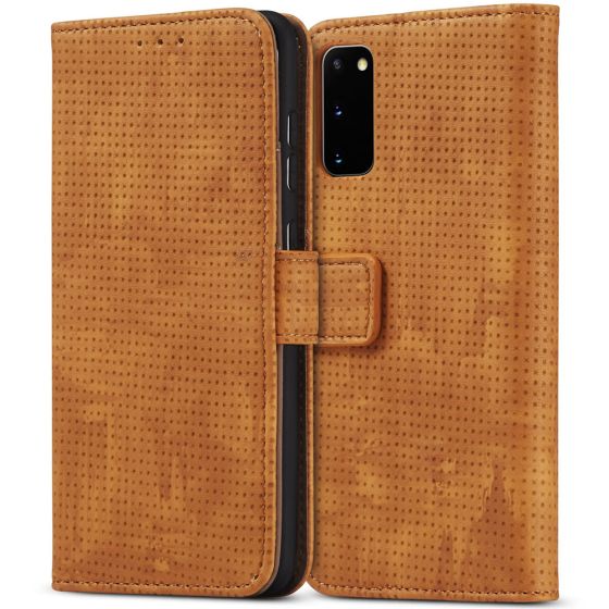 Handytasche für Samsung Galaxy S20 Flipcase in Braun