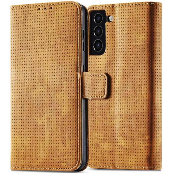 Handytasche für Samsung Galaxy S22 Flipcase Braun