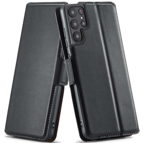 Flipcase für Samsung Galaxy S22 Ultra Handytasche Schwarz