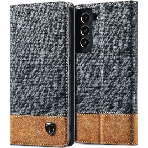 Handytasche für Samsung Galaxy S24 Plus Hülle Flipcase Blau