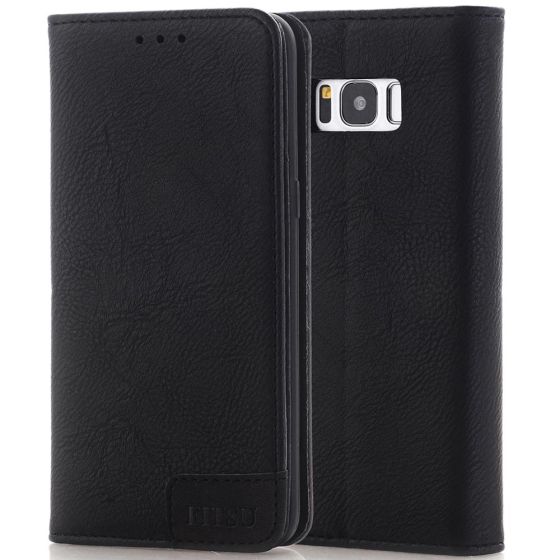 Handytasche für Samsung Galaxy S8 Flipcase Schwarz