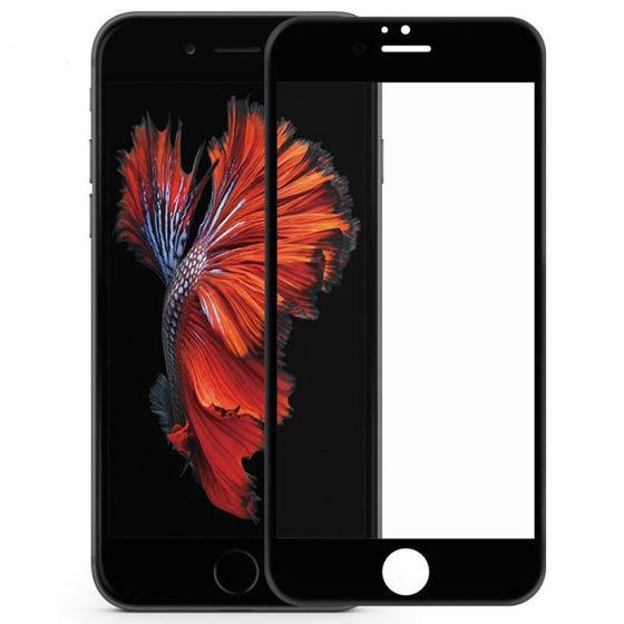 iPhone SE 2020 Full Cover Panzerglasfolie - Schwarz
