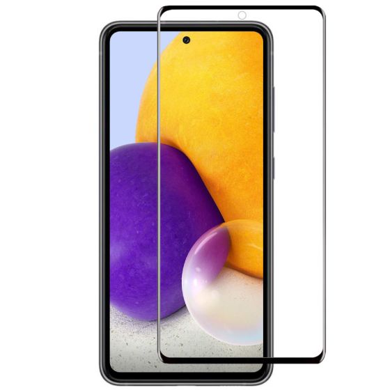 Kristallklare Panzerglasfolie für Samsung Galaxy A72 Full Cover Displayschutz