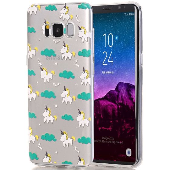 Silikon Hülle für Samsung Galaxy A5 2017 mit Einhorn Motiv | hh24
