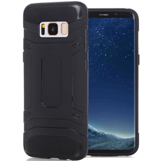 Outdoor Hülle aus Silikon für Galaxy S8 in Schwarz | handyhuellen-24.de