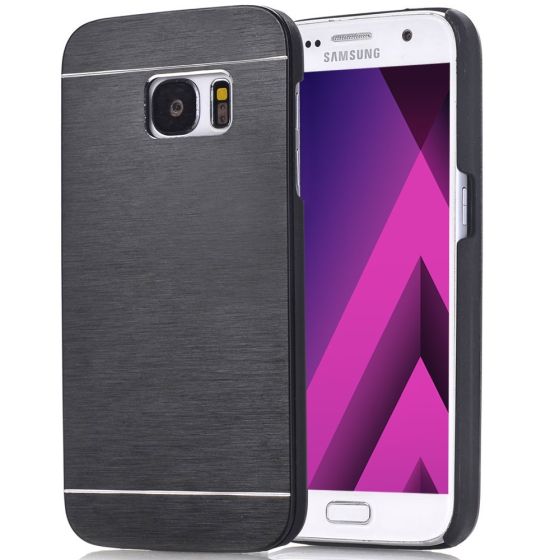 Covercase für Samsung Galaxy S6 Edge in Schwarz | handyhuellen-24.de