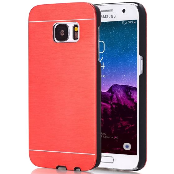 Aluminium Hülle für Samsung Galaxy S6 in Rot | handyhuellen-24.de