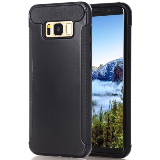 Flip Cover für Samsung Galaxy S8 in Schwarz | Versandkostenfrei