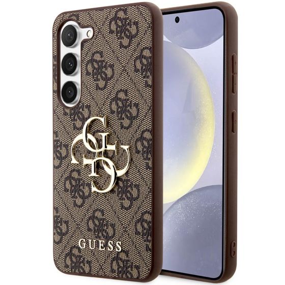 Guess Handyhülle für Samsung Galaxy S24 Plus Case Braun