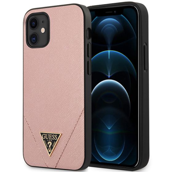 Guess Handyhülle für iPhone 12 Pro Max Case Rosa