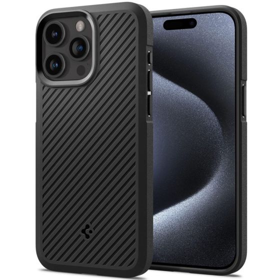 Handyhülle für Apple iPhone 15 Pro Spigen Case Schwarz