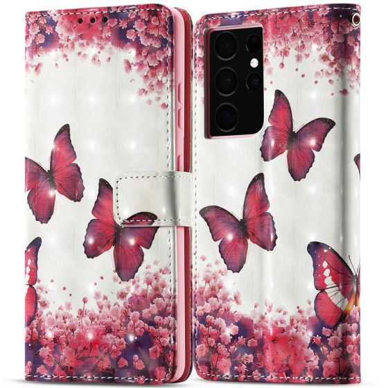 Handyhülle für Samsung Galaxy S21 Ultra Schmetterling