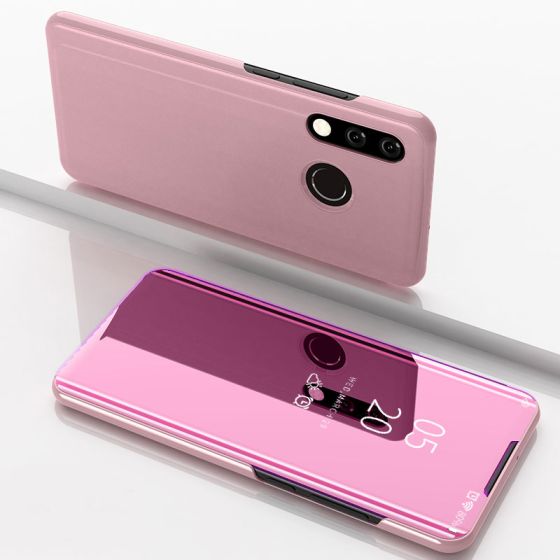 Spiegel Hülle für Huawei P30 Lite New Edition - Rosa | handyhuellen-24.de
