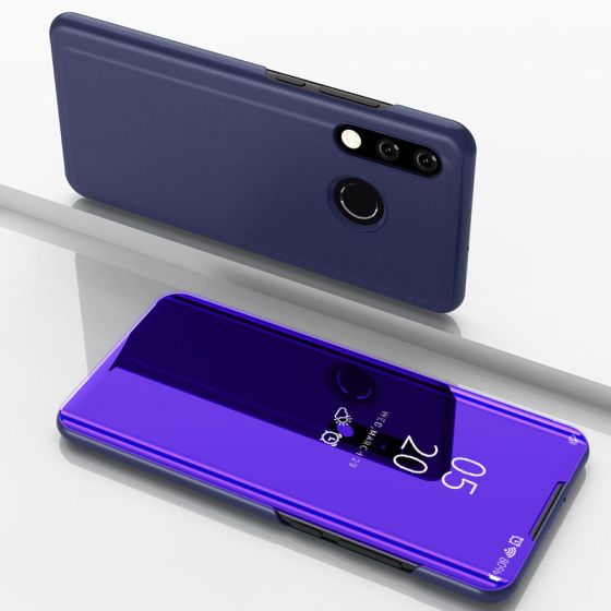 Handyhülle für Huawei P30 Lite - Spiegel Flip Case - Violett