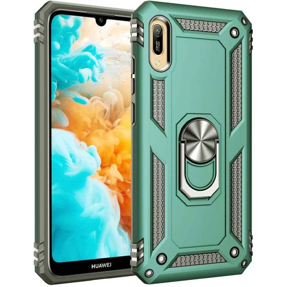 Robuste Handyhülle für Huawei Y6 2019 Case Grün