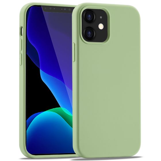 Handyhülle für Apple iPhone 11 Silikon Case Matcha Grün