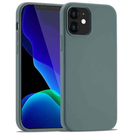 Handyhülle für Apple iPhone 11 Silikon Case Piniengrün