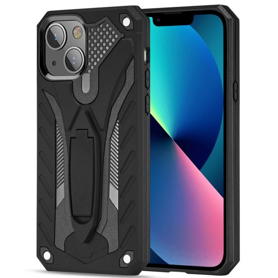 Robuste Handyhülle für Apple iPhone 13 Case Schwarz