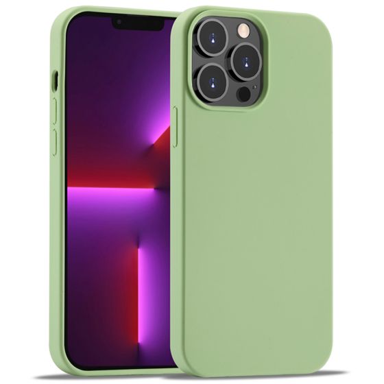 Handyhülle für Apple iPhone 13 Pro Max Silikon Case Matcha Grün