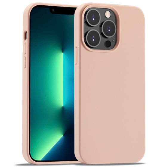 Handyhülle für Apple iPhone 13 Pro Silikon Case Rosa