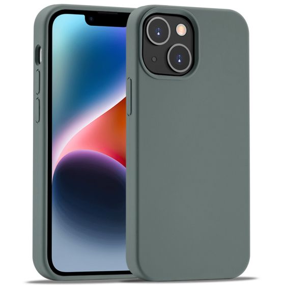 Handyhülle für Apple iPhone 14 Plus Silikon Case Grün