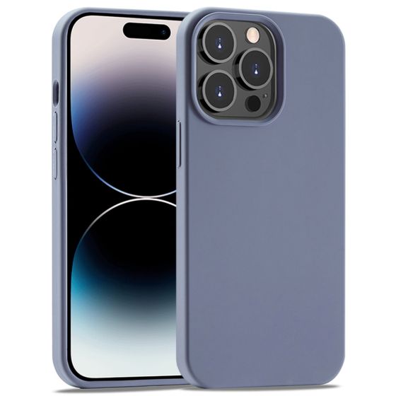 Handyhülle für Apple iPhone 14 Pro Max Silikon Case Lavendel