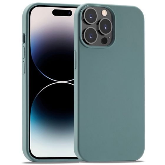 Handyhülle für Apple iPhone 14 Pro Max Silikon Case Grün