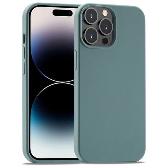 Handyhülle für Apple iPhone 14 Pro Silikon Case Grün
