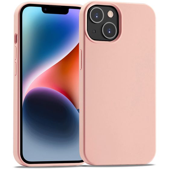 Silikon Handyhülle für Apple iPhone 14 Case Rosa