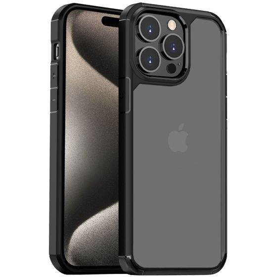 Transparente Handyhülle für iPhone 15 Pro Max Case mit Eckenschutz
