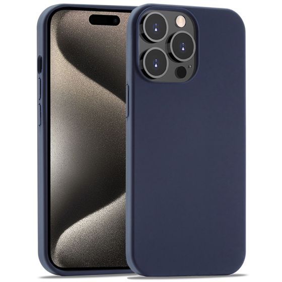 Handyhülle für Apple iPhone 15 Pro Max Case Dunkelblau