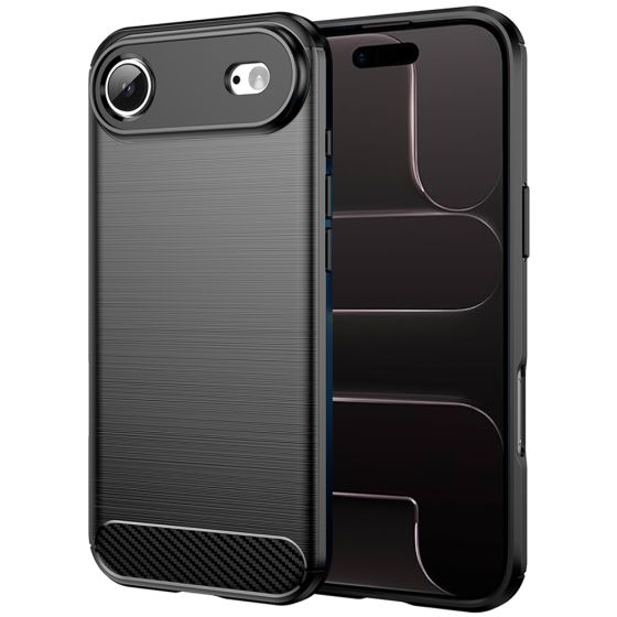 Handyhülle für iPhone 17 Air Case im Carbon Design Schwarz