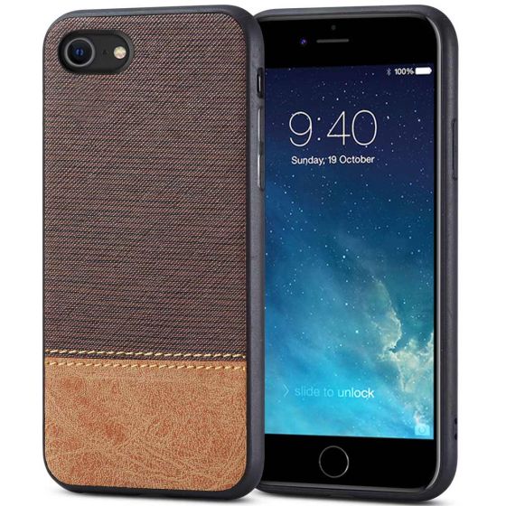 Schlanke Handyhülle für Apple iPhone 7 Case Braun