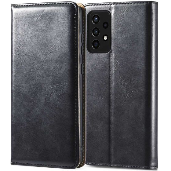 Handytasche für Samsung Galaxy A71 Flipcase Schwarz