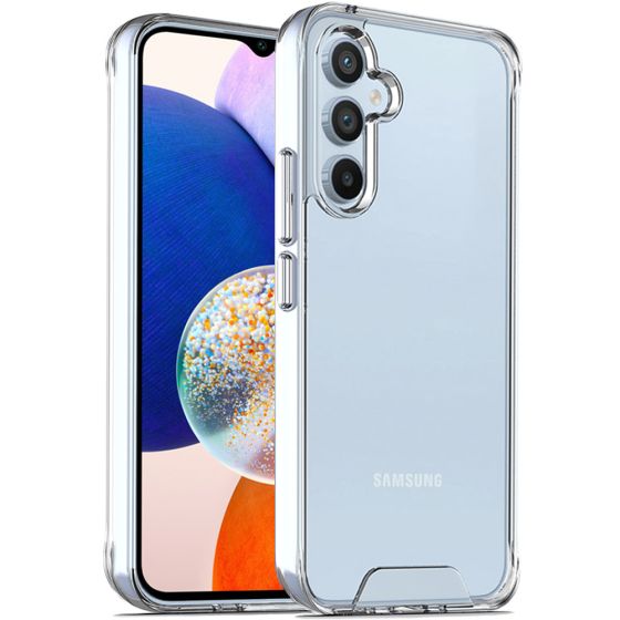 Transparente Handyhülle für Samsung Galaxy A14 Hybrid Case Ultraklare Hülle