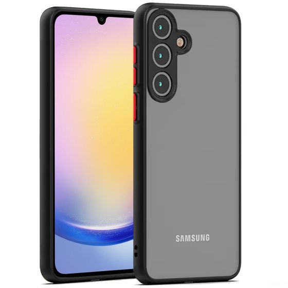 Case für Samsung Galaxy A25 5G Hülle mit Kameraschutz Schwarz