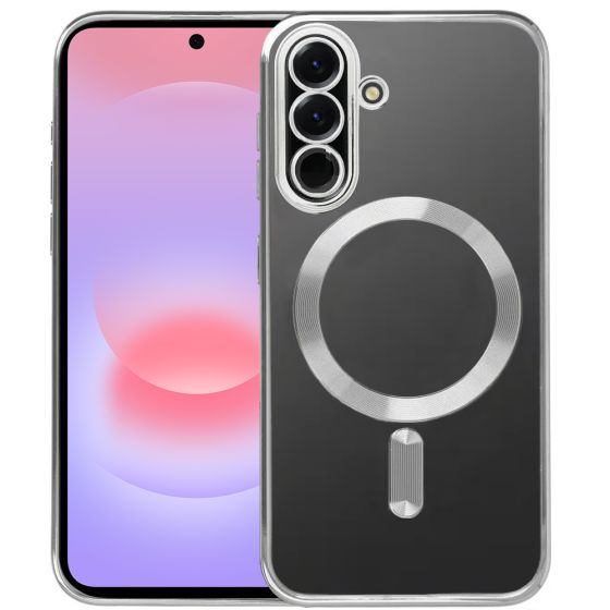 Handyhülle für Galaxy A37 (5G) mit Kameraschutz Silber