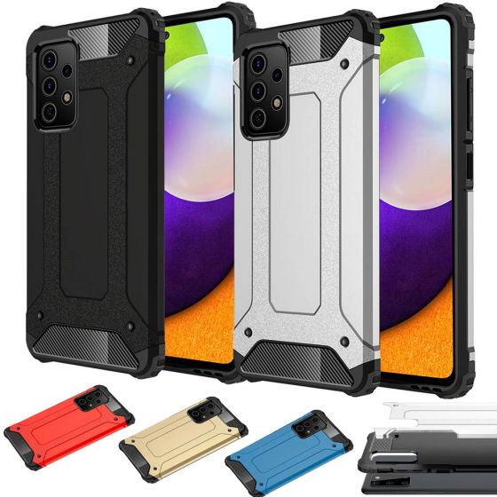 Robuste Handyhülle für Samsung Galaxy A52 Case Outdoor Schale 