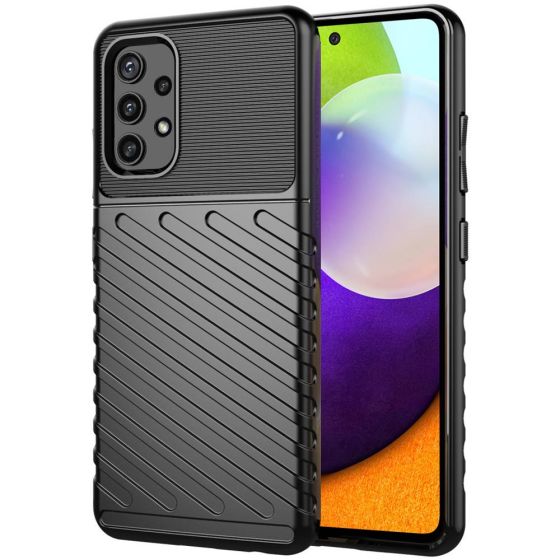 Robuste Handyhülle für Samsung Galaxy A52 Outdoor Case Schwarz