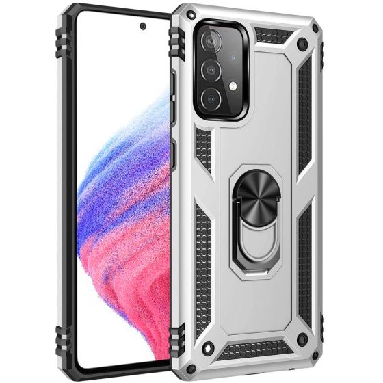 Handyhülle für Samsung Galaxy A53 Cover Case Silber