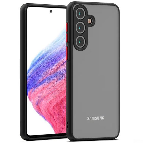 Case für Samsung Galaxy A53 Hülle mit Kameraschutz Schwarz