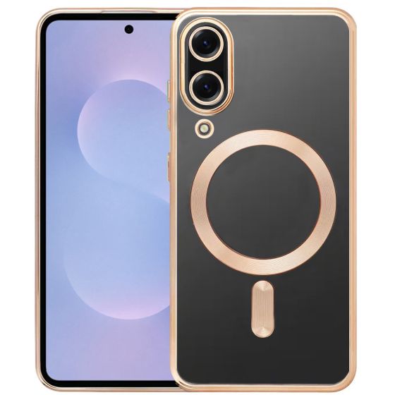Handyhülle für Samsung Galaxy S25 Edge mit Kameraschutz Gold